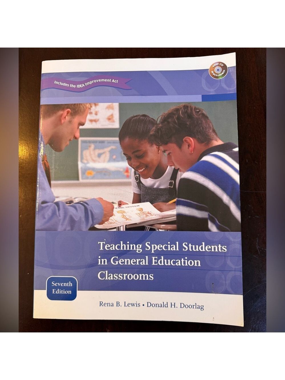 Pearson Teaching Special Students in General Education Classrooms.  Textbook